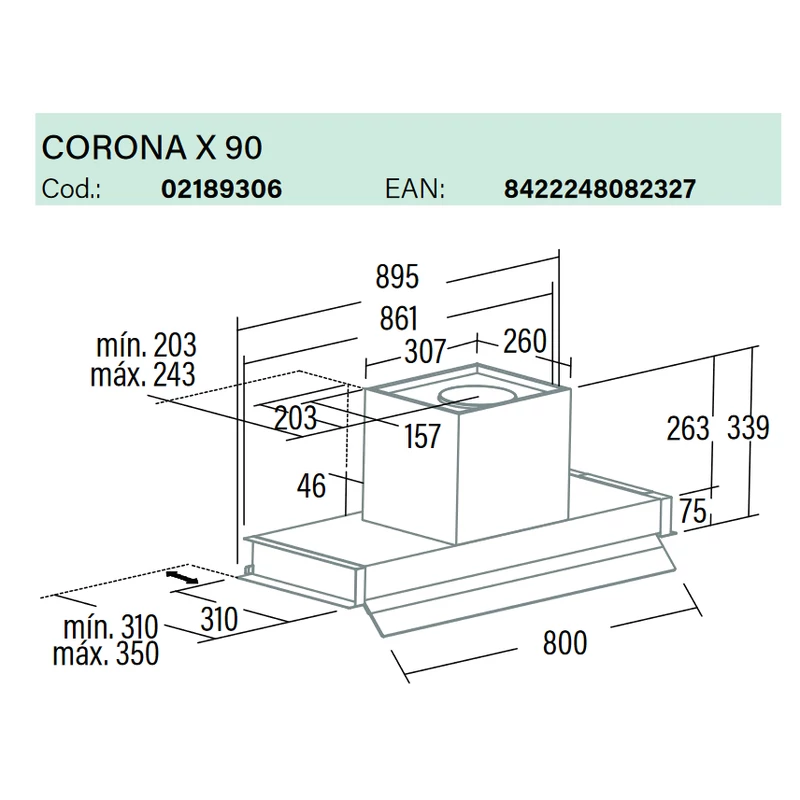 CATA Corona Páraelszívó 90 X
