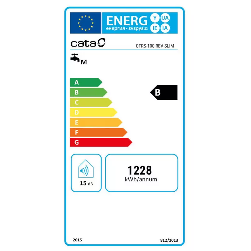 Cata CTRS-100 SLIM elektromos vízmelegítő 100L