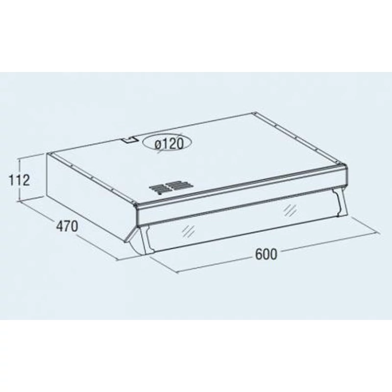 CATA Párelszívó F-2060 WH/L LED Fehér