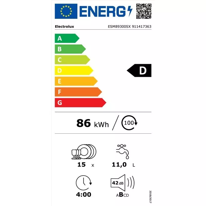 Electrolux ESM89300SX Mosogatógép