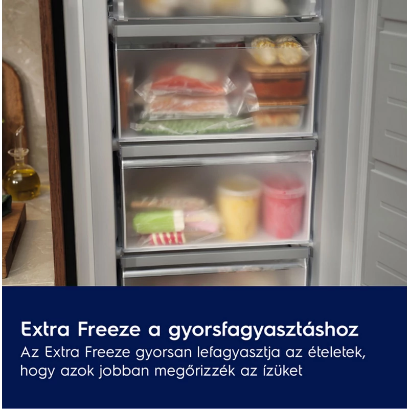 Electrolux EUN7NE18S beépíthető fagyasztószekrény NoFrost 212L 177cm