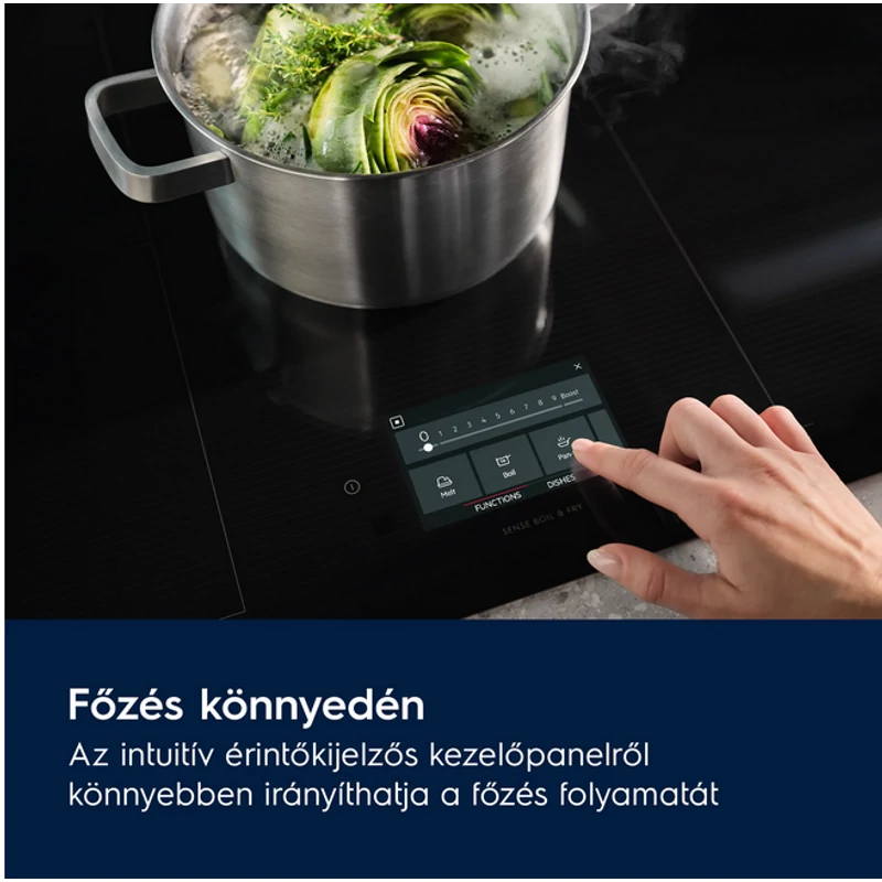 Electrolux EIS8959 SensePro beépíthető indukciós főzőlap maghőmérő 80cm