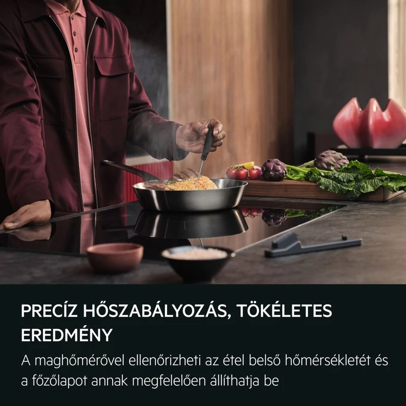 AEG TH85IH50IB SensePro beépíthető indukciós lap Hob2Hood 80cm