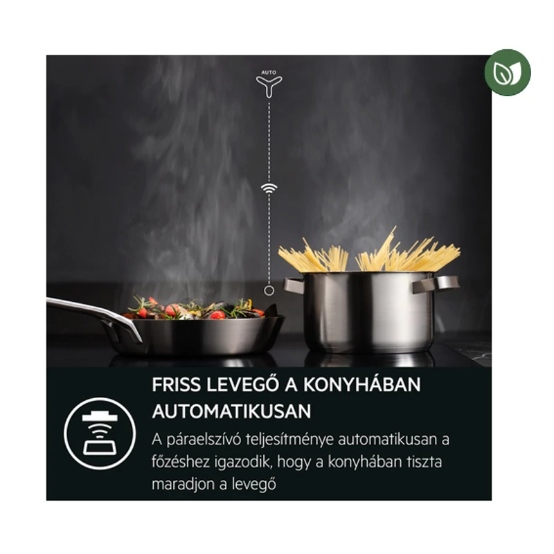 AEG TH85IM30FB Sense Boil&Fry beépíthető indukciós lap Hob2Hood 80cm