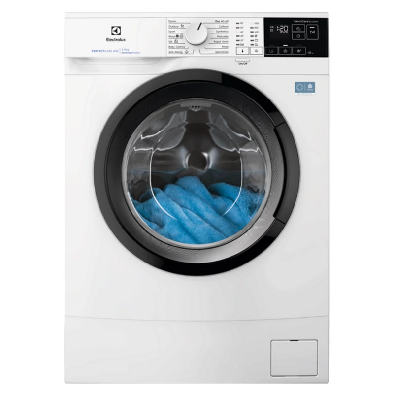 Electrolux EWS6427BE PerfectCare keskeny elöltöltős mosógép gőz funkció 7kg 1200f/p