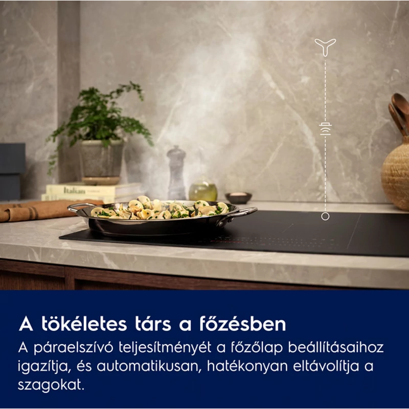 Electrolux LFG719R Hob2Hood rejtett páraelszívó fekete 80cm