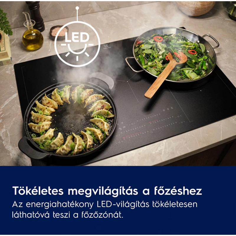Electrolux LFG719R Hob2Hood rejtett páraelszívó fekete 80cm