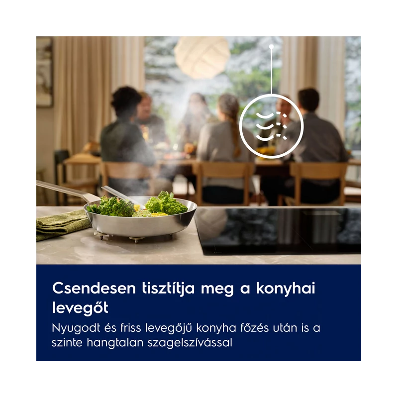 Electrolux LFV619Z döntött fali páraelszívó fekete/zafír 90cm
