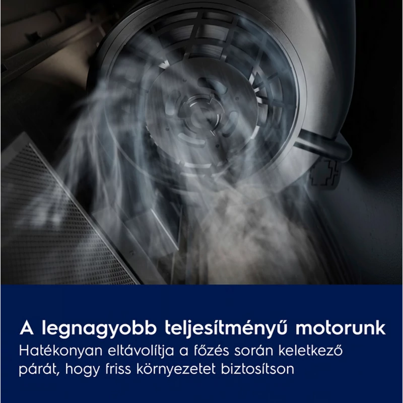 Electrolux LFV619Z döntött fali páraelszívó fekete/zafír 90cm
