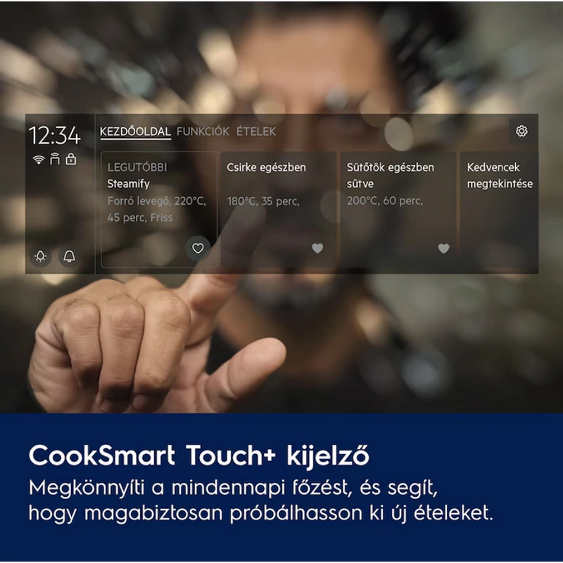 Electrolux EOA9S3SH SteamPro beépíthető gőzsütő sötét acél