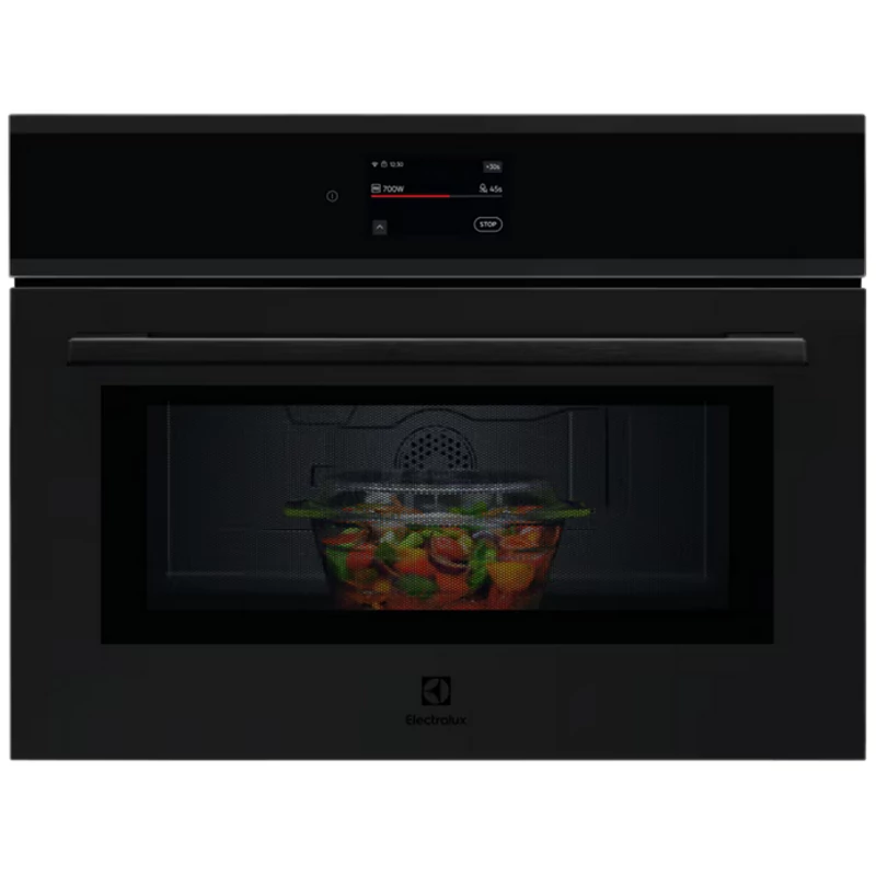 Electrolux EVM9E2XT mikrohullámú sütő grill funkcióval matt fekete 45cm