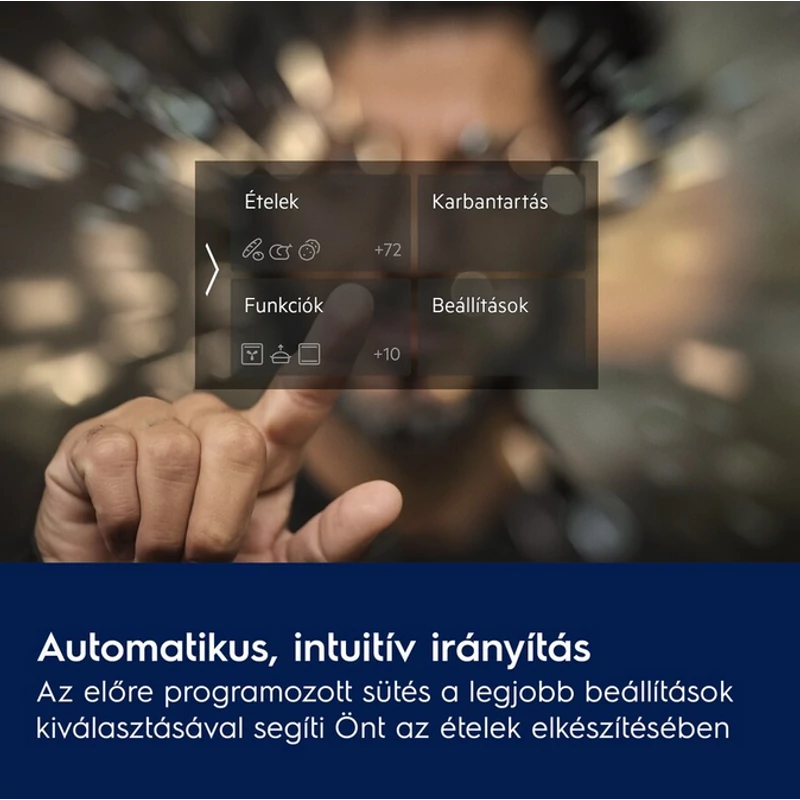 Electrolux LOA9S3XZ MealAssist/SteamPro 800 gőzsütő gőztisztítással fekete