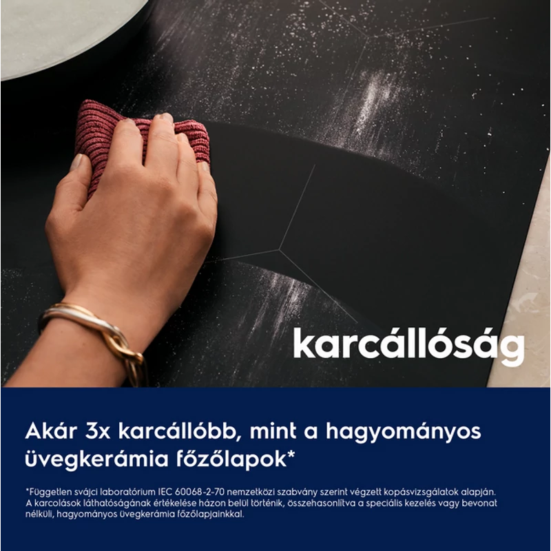 Electrolux EIV63449CT Bridge 600 beépíthető indukciós főzőlap SaphirMatt® SE üvegfelület 60cm
