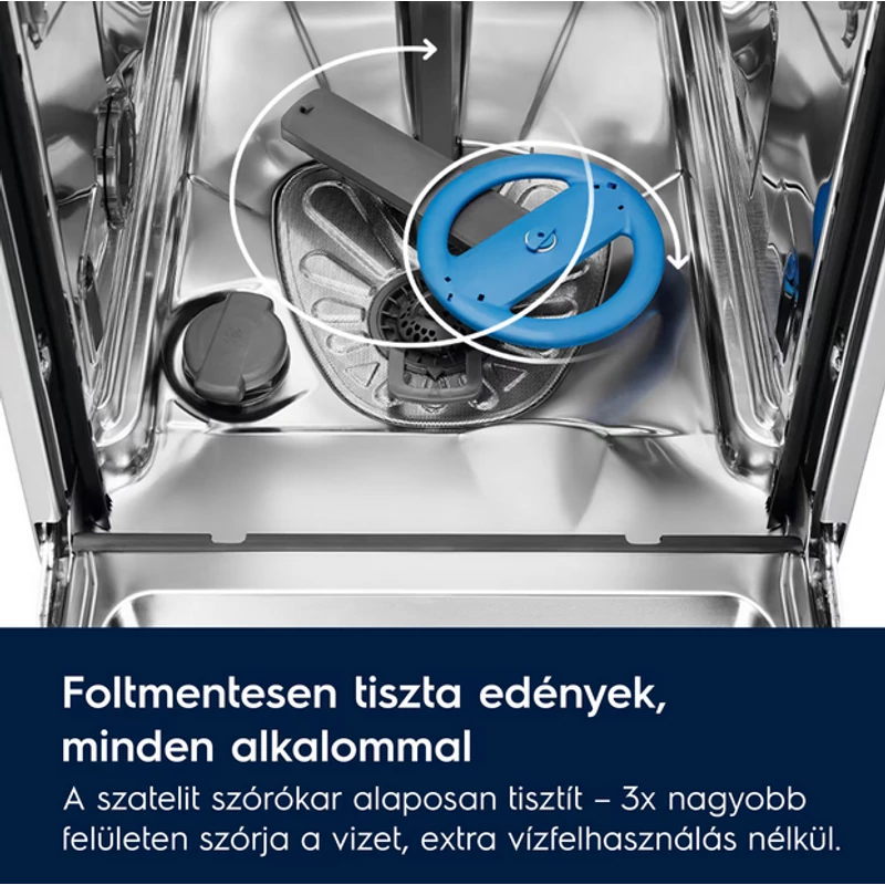 Electrolux EEG63410L teljesen beépíthető mosogatógép 45cm