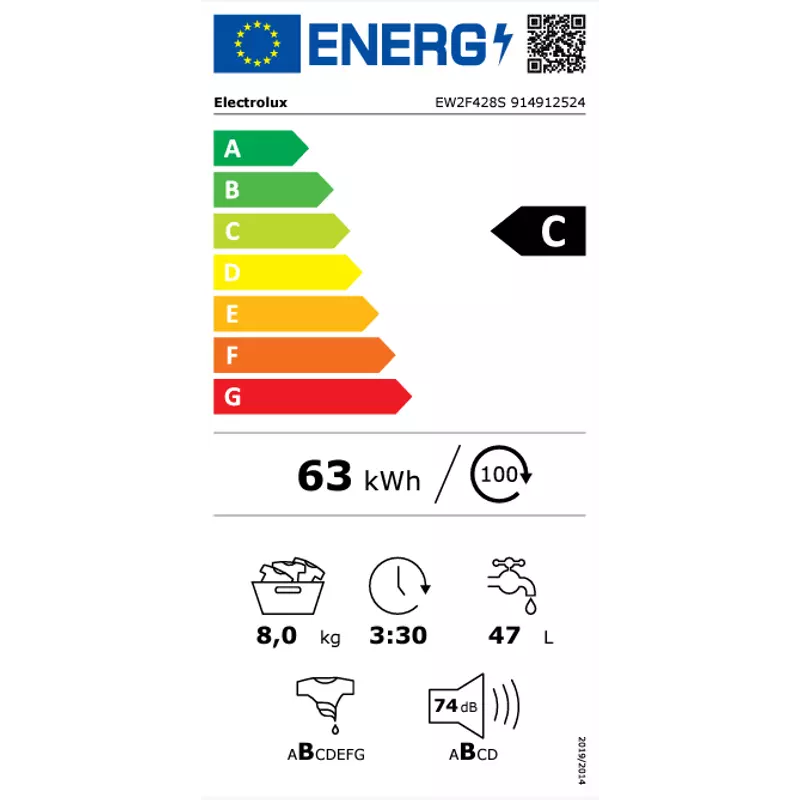 Electrolux EW2F428S TimeCare 500 Elöltöltős mosógép