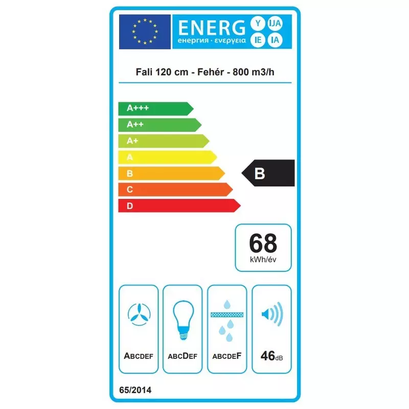 FALMEC Páraelszívó LUMINA EVO NRS 120 inox