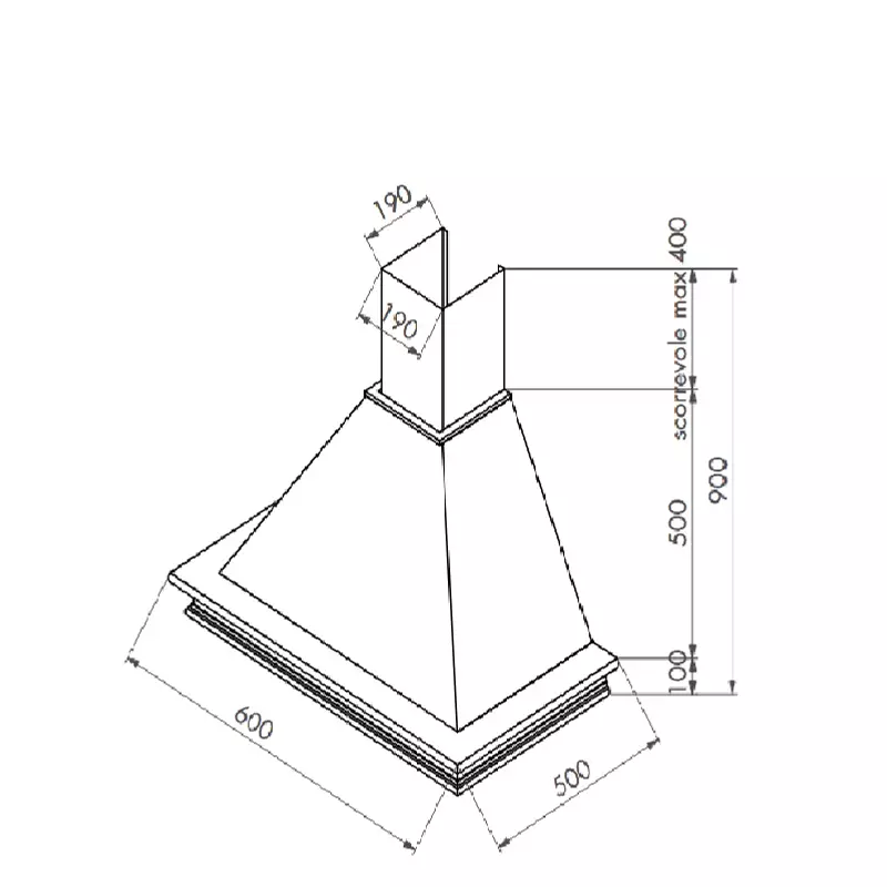 KDESIGN Páraelszívó ERIKA 60 T500