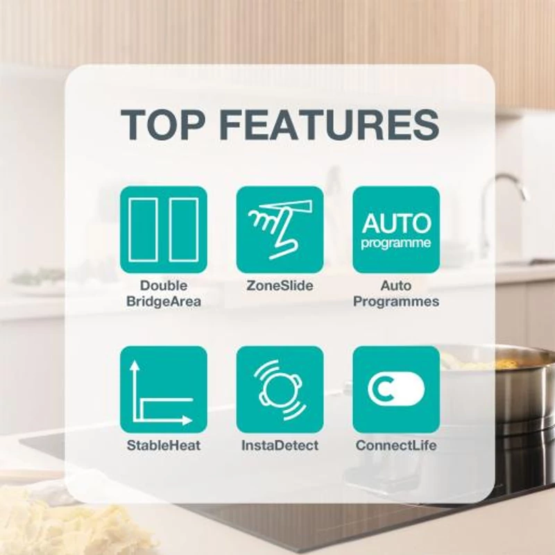 Gorenje GI6442BSCWF beépíthető indukciós lap 60cm