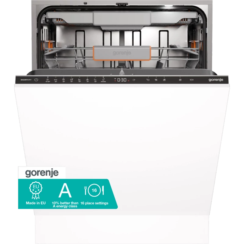 Gorenje GV673A66 teljesen beépíthető mosogatógép 60cm