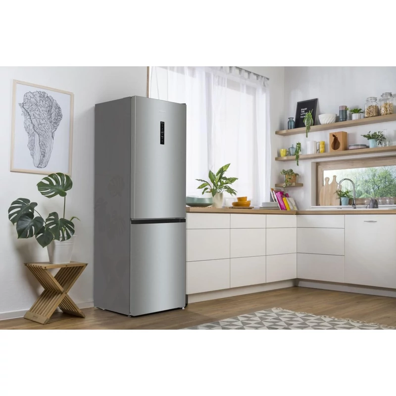 Gorenje N61EA2XL4 szabadonálló fagyasztós hűtőszekrény, szürke