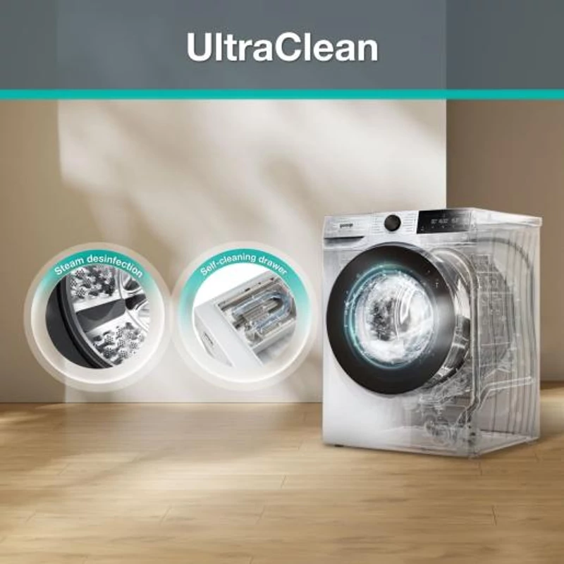 GORENJE WG4S84A2 Szabadonálló elöltöltős keskeny mosógép 8kg