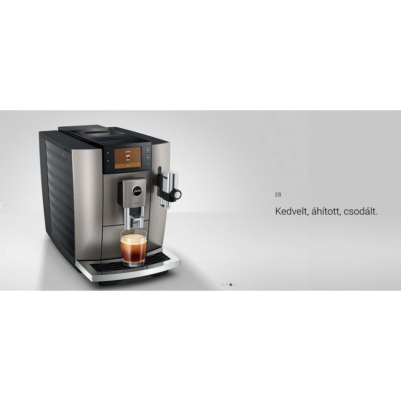 Jura E8 Piano Black (EC) automata kávéfőző 15584