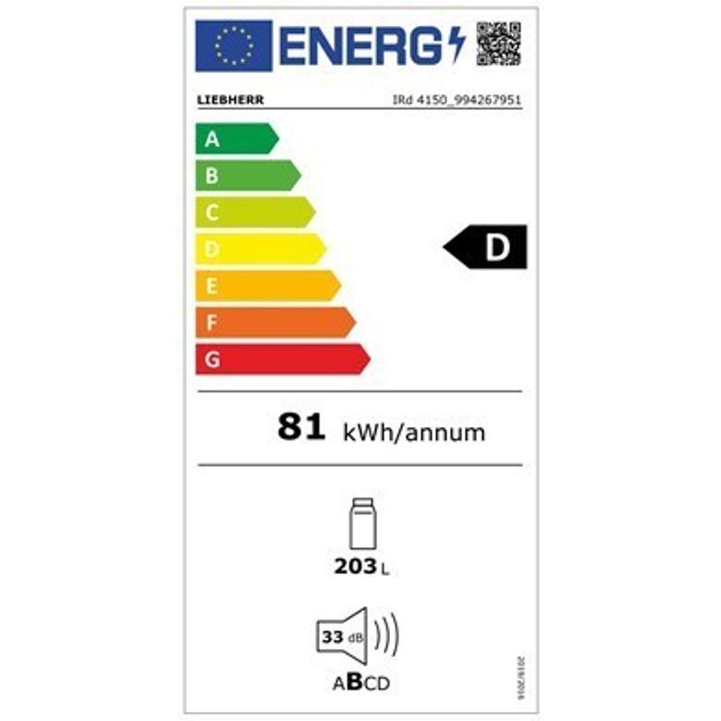 LIEBHERR IRd 4150 Prime beépíthető hűtőszekrény EasyFresh funkcióval 122cm