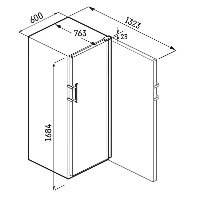 Liebherr WSbli 5031 GrandCru Selection borhűtő 196 db palackos 169x60x77cm