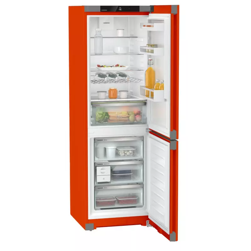 Liebherr CNdor 5223 Orange alulfagyasztós hűtő NoFrost narancs 186x60x68cm
