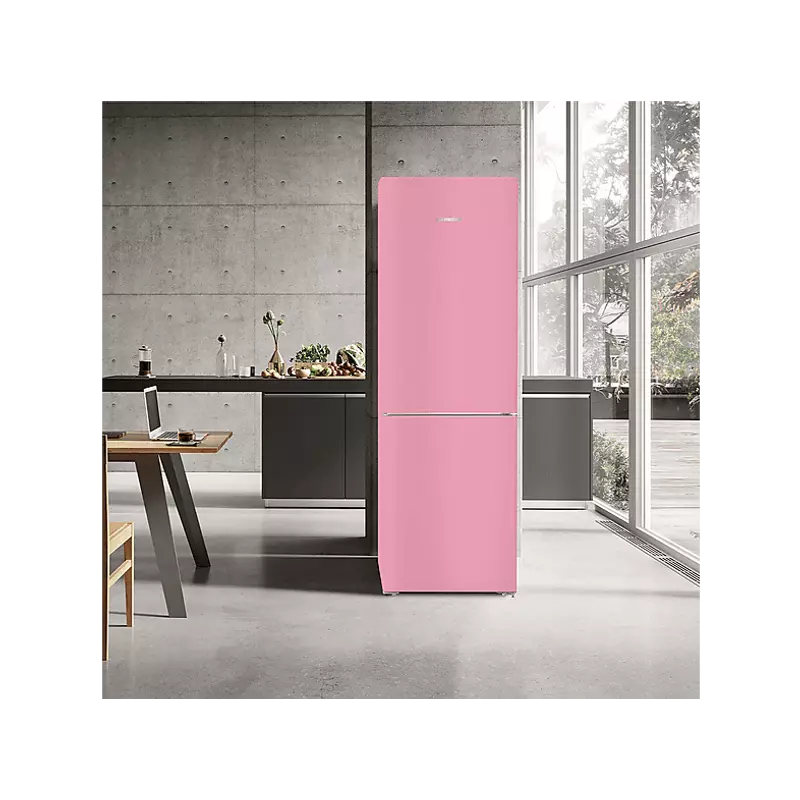 Liebherr CNdrs 5223 Rose alulfagyasztós hűtő NoFrost rózsaszín 186x60x68cm