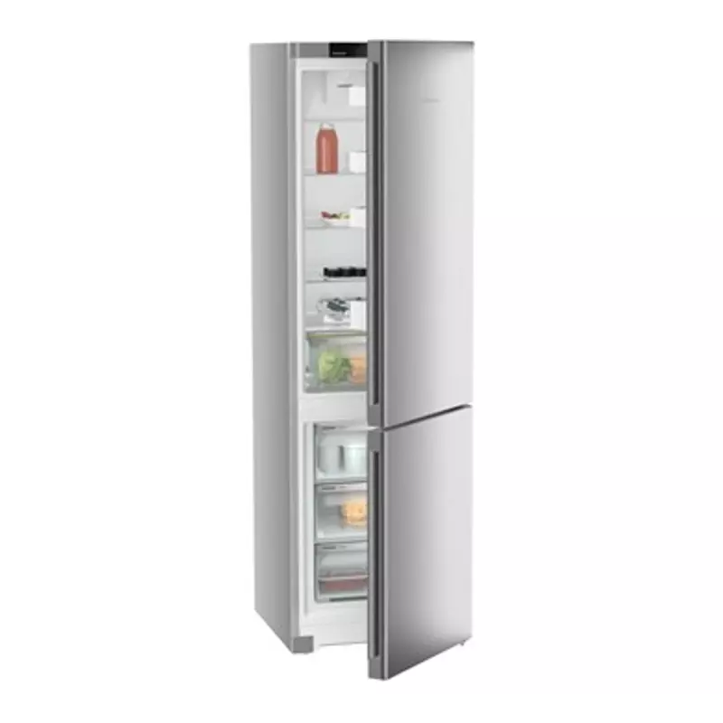 Liebherr KGNsff 57Z03 alulfagyasztós hűtő inox NoFrost 202x60x68cm