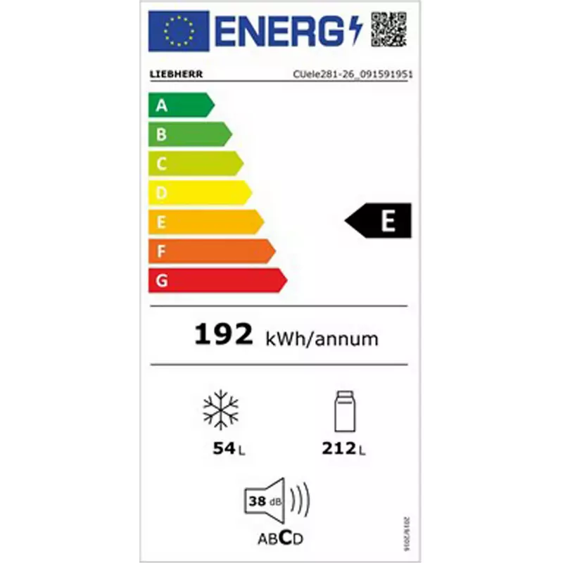 Liebherr CUele 281 alulfagyasztós hűtő SmartFrost Stainless steel look