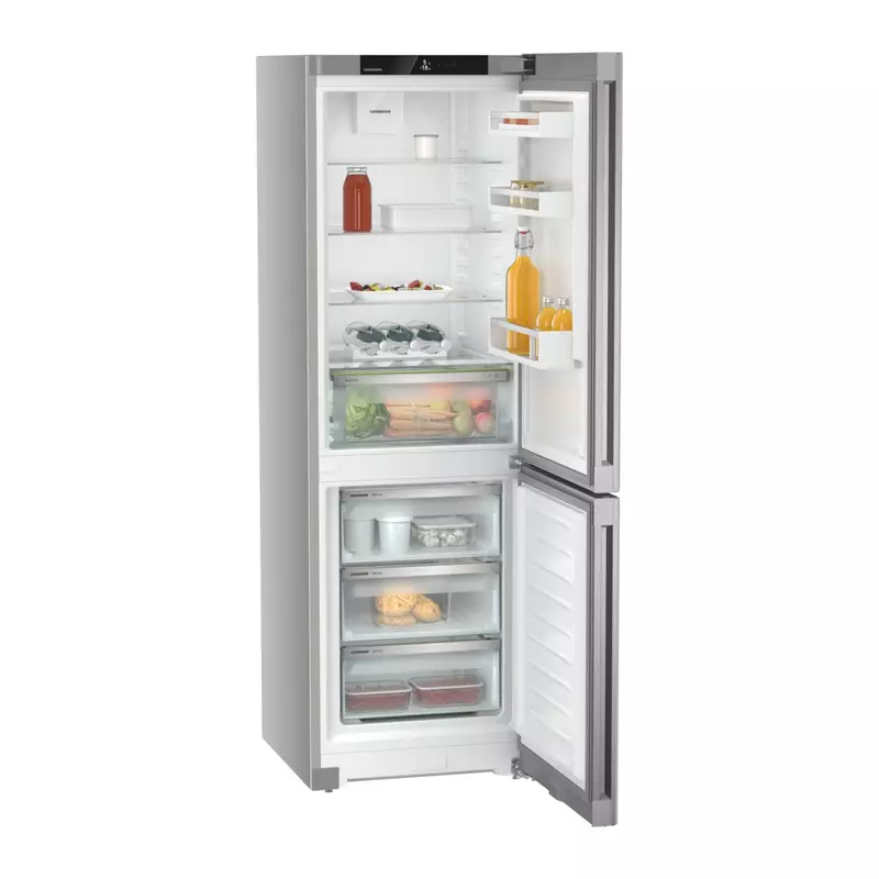 Liebherr KGNsf 52Vd03 Pure alulfagyasztós hűtő EasyFresh NoFrost inox 186x60x68cm