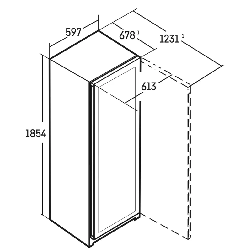 Liebherr WPgbi 5283 Vinidor Selection borhűtő 3 zónás BlackSteel 85 palackos 186x60x68cm