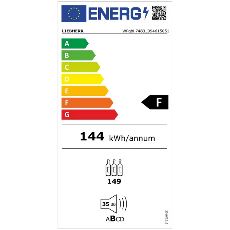 LIEBHERR Szabadonálló Borhűtő WPgbi 7483 Vinidor Selection