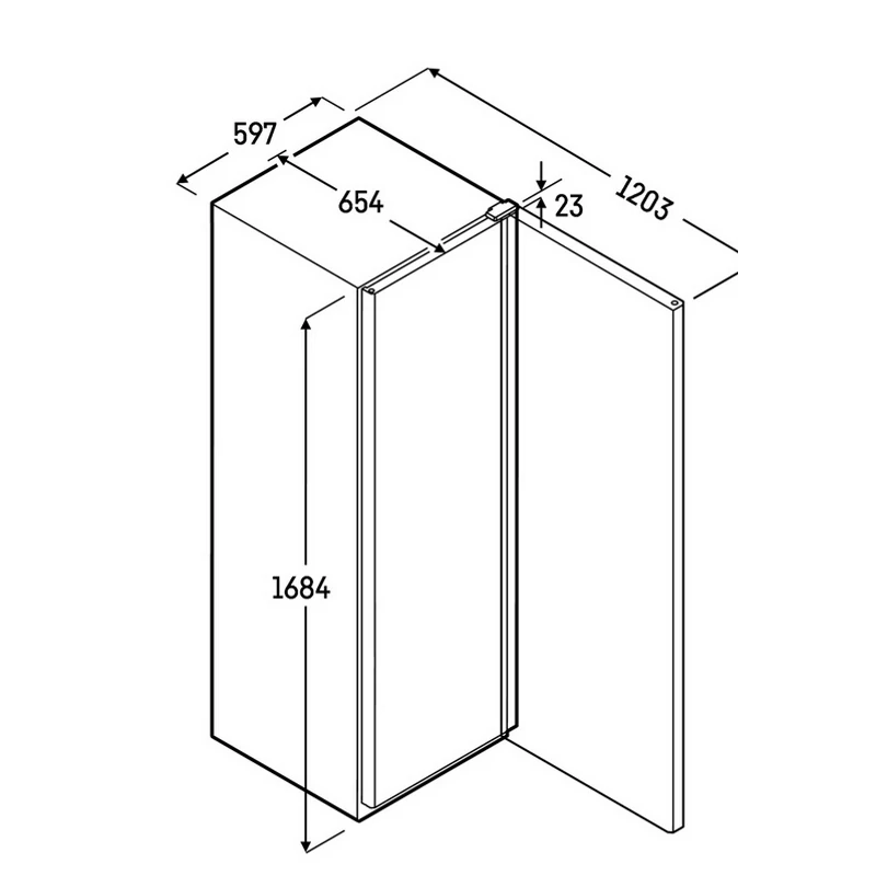 Liebherr MRFvc 3511 Performance üvegajtós italhűtő keringőlevegő hűtéssel ezüst 168x60x65cm
