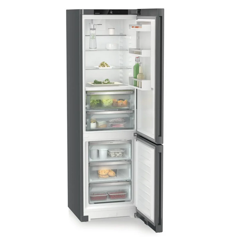 Liebherr CBNdgc 5723 Plus BioFresh NoFrost alulfagyasztós hűtő DarkGrey 202x60x68cm