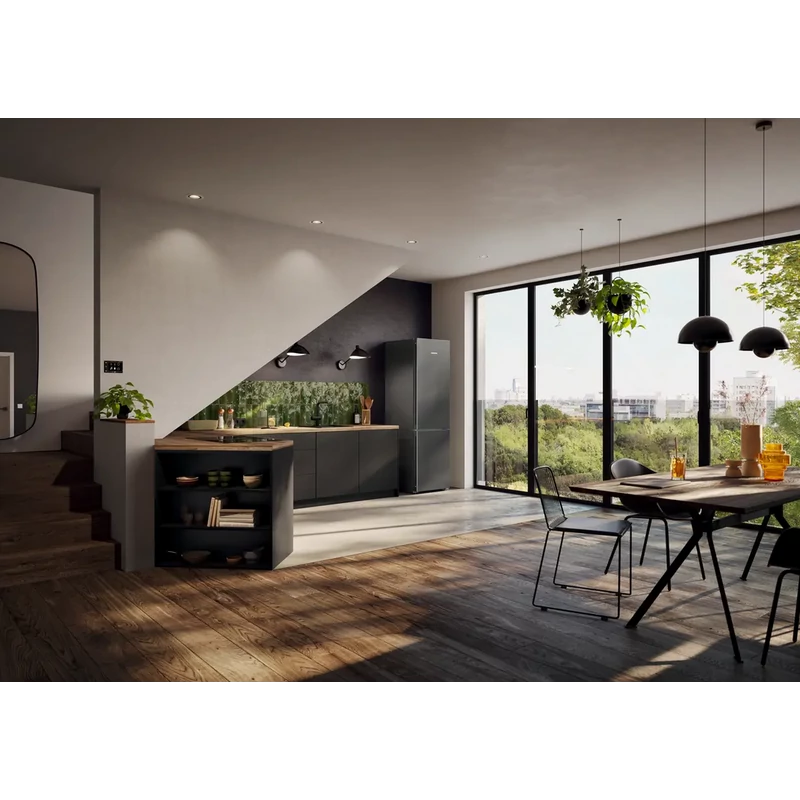 Liebherr CBNdgc 5723 Plus BioFresh NoFrost alulfagyasztós hűtő DarkGrey 202x60x68cm