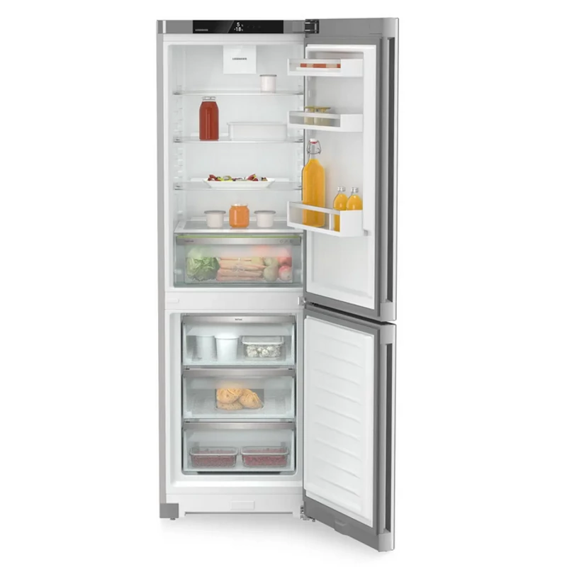 Liebherr KGNsf 52Vd03 Pure alulfagyasztós hűtő EasyFresh NoFrost inox 186x60x68cm