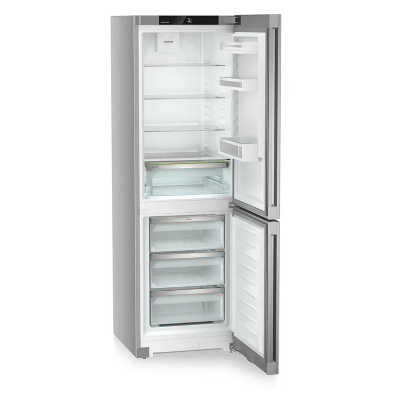 Liebherr KGNsf 52Vd03 Pure alulfagyasztós hűtő EasyFresh NoFrost inox 186x60x68cm
