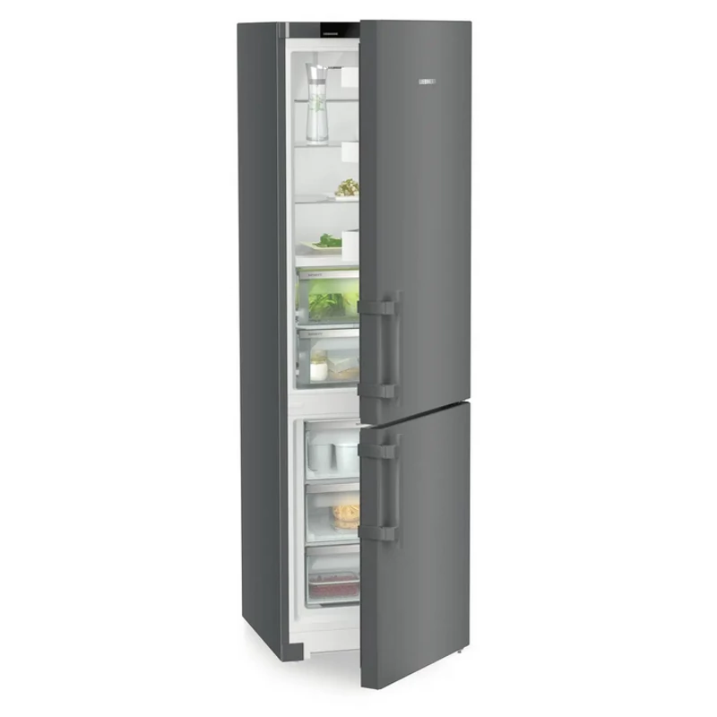 Liebherr CBNdgc 5733 Plus BioFresh NoFrost alulfagyasztós hűtő DarkGrey 202x60x68cm
