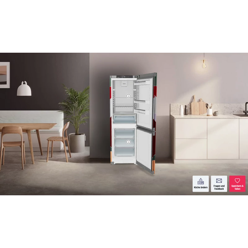 Liebherr CNctx 5203 TrendColour alulfagyasztós hűtő 186x60x68cm