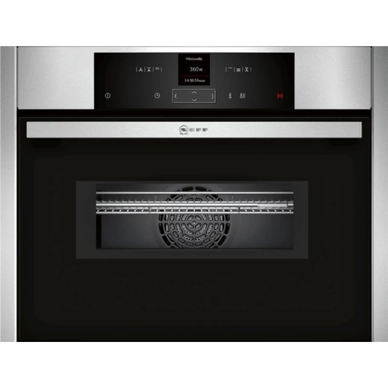 Neff C15MR02N0 Line beépíthető kompakt sütő mikrohullámmal 45cm
