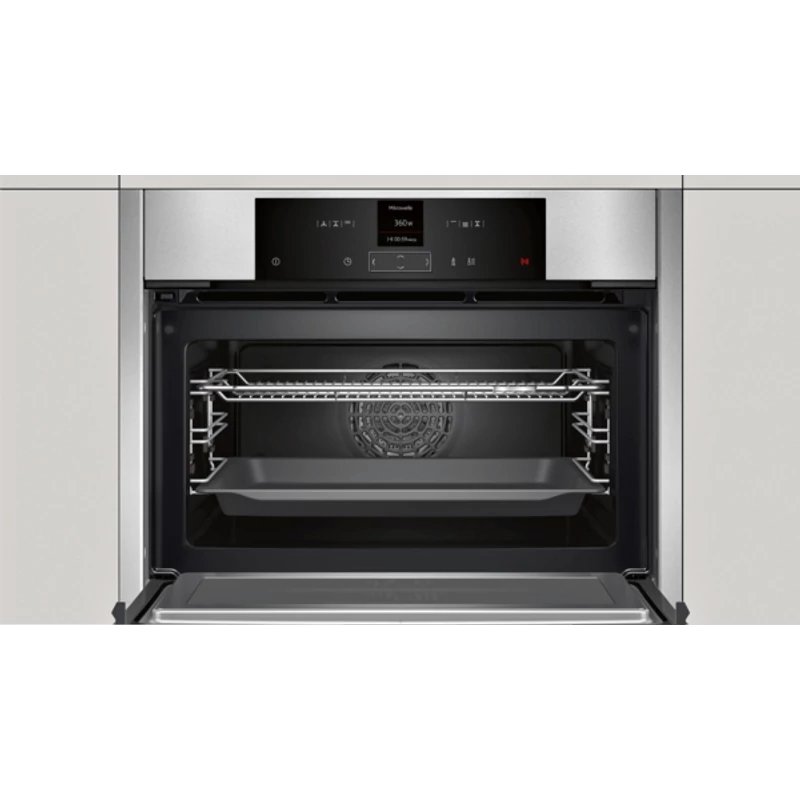 Neff C15MR02N0 Line beépíthető kompakt sütő mikrohullámmal 45cm