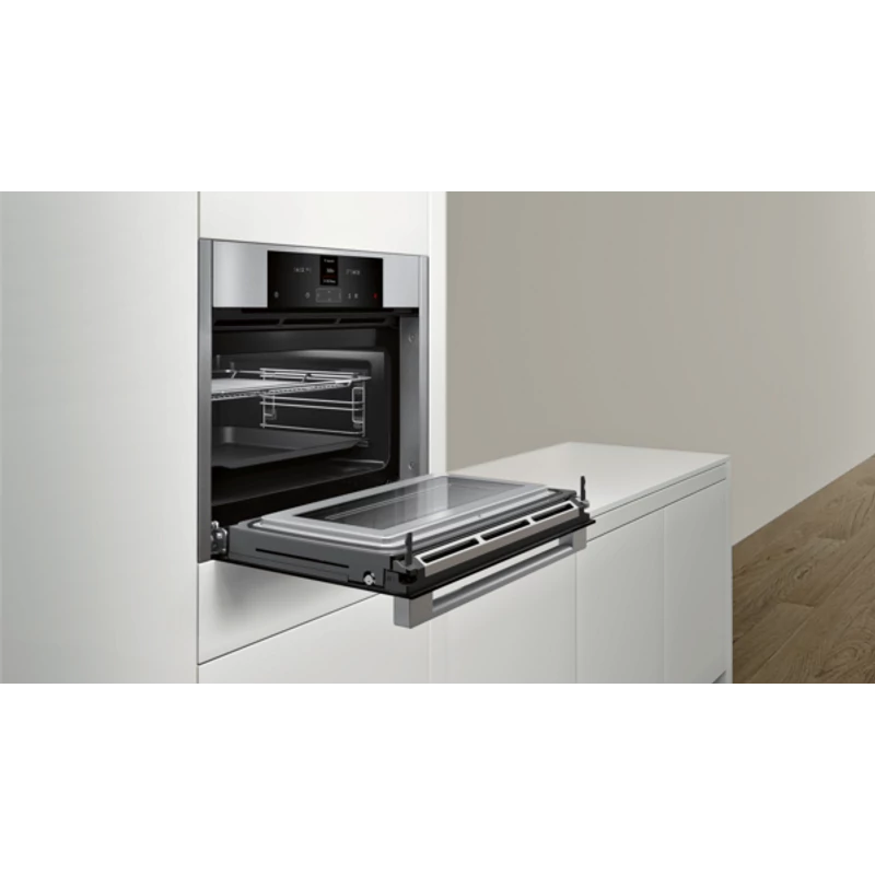 Neff C15MR02N0 Line beépíthető kompakt sütő mikrohullámmal 45cm