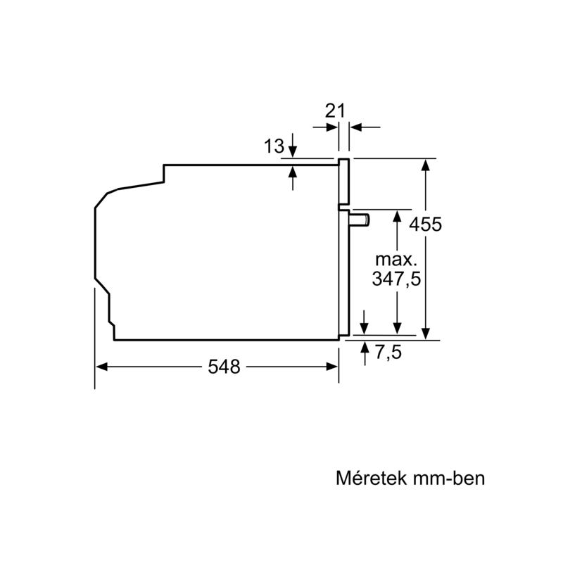 Neff C15MR02N0 Line beépíthető kompakt sütő mikrohullámmal 45cm