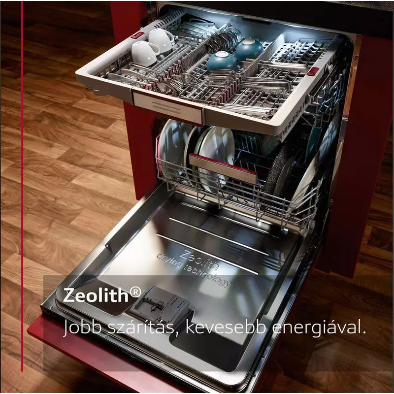 Neff S147ZCS01E beépíthető mosogatógép nemesacél Zeolith Home Connect 60cm