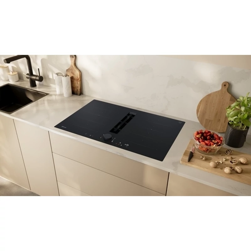 Neff V68PYX4B0 indukciós főzőlap elszívóval szintbe építhető Matt Black 80cm Collection