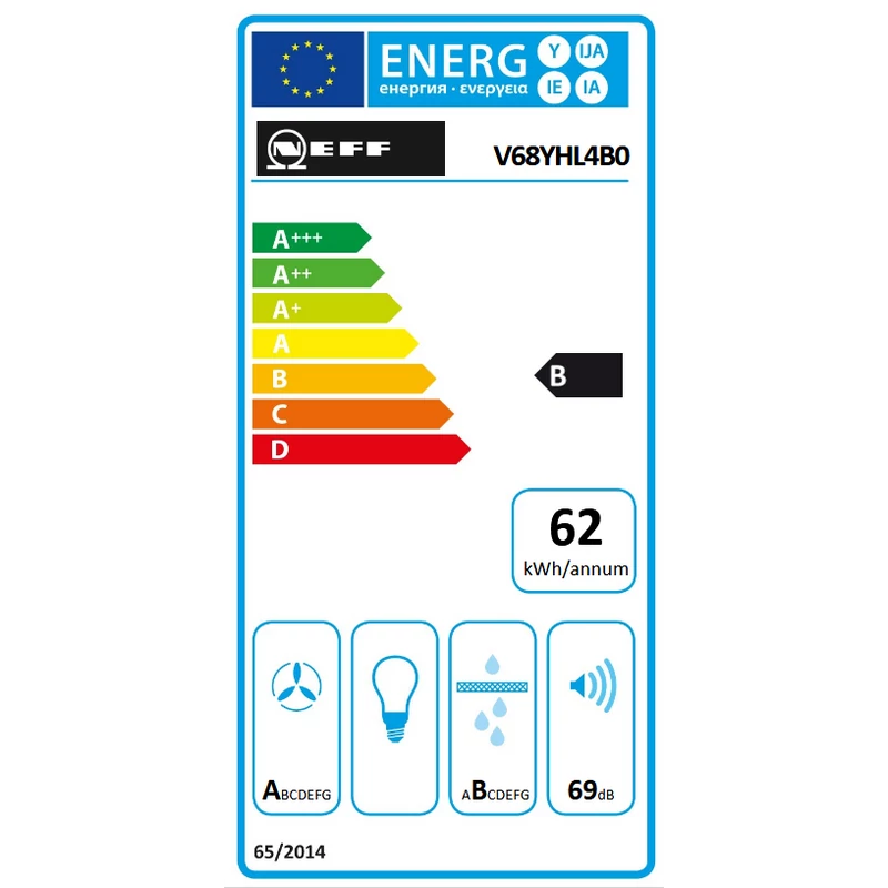 Neff V68YHL4B0 indukciós lap beépített elszívóval Flex Design Matt Black Twist Touch vezérlés 80cm Collection