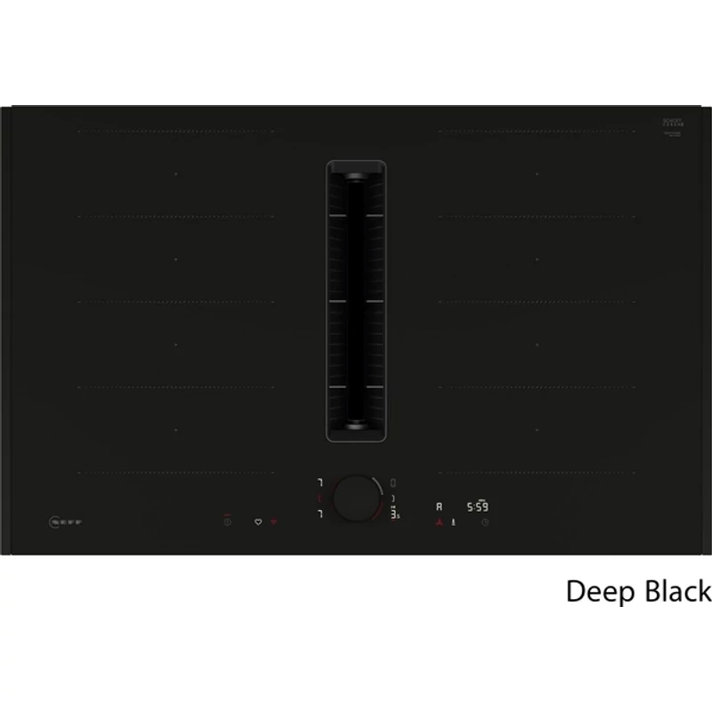 Neff V68YYX4B0 indukciós főzőlap beépített elszívóval Flex Design Matt Black 80cm Collection